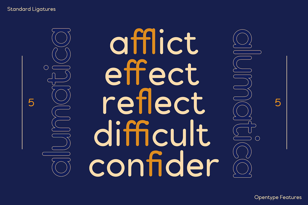 Alumatica - Rounded Sans, a Sans Serif Font by Typia Nesia (Photo 3 of 7)