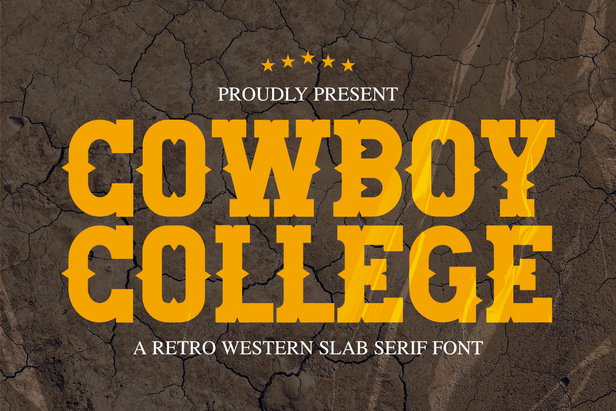 Cowboy College, a Symbol Font by Masyafi Studio (Photo 4 of 14)