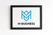 Blue M Letter Business Arrow Logo, a Branding & Logo Template by jongcreative (Thumbnail 1 of 4)