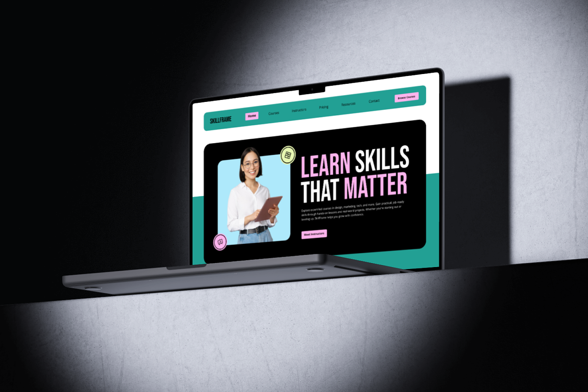 Figma Course Landing Page, a Landing Page Template by Musara (Photo 5 of 5)