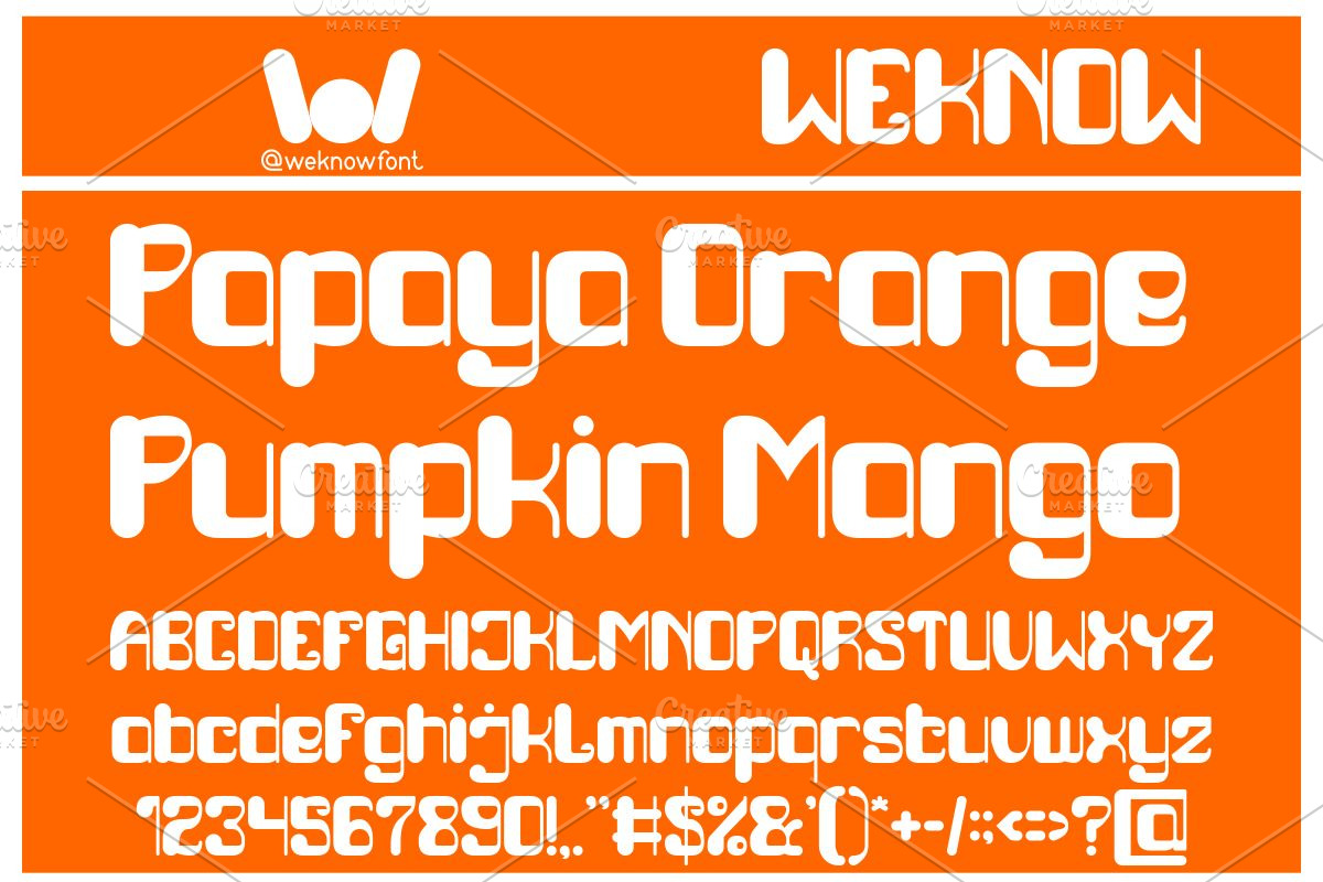 Fruit of life font, a Font by weknow (Photo 2 of 8)