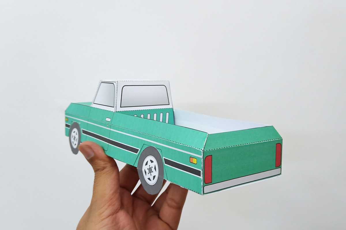 Pick up Truck favor - 3d papercraft, a Templates & Theme by PAPER amaze (Photo 3 of 10)