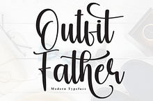 Outfit Father | Script Font