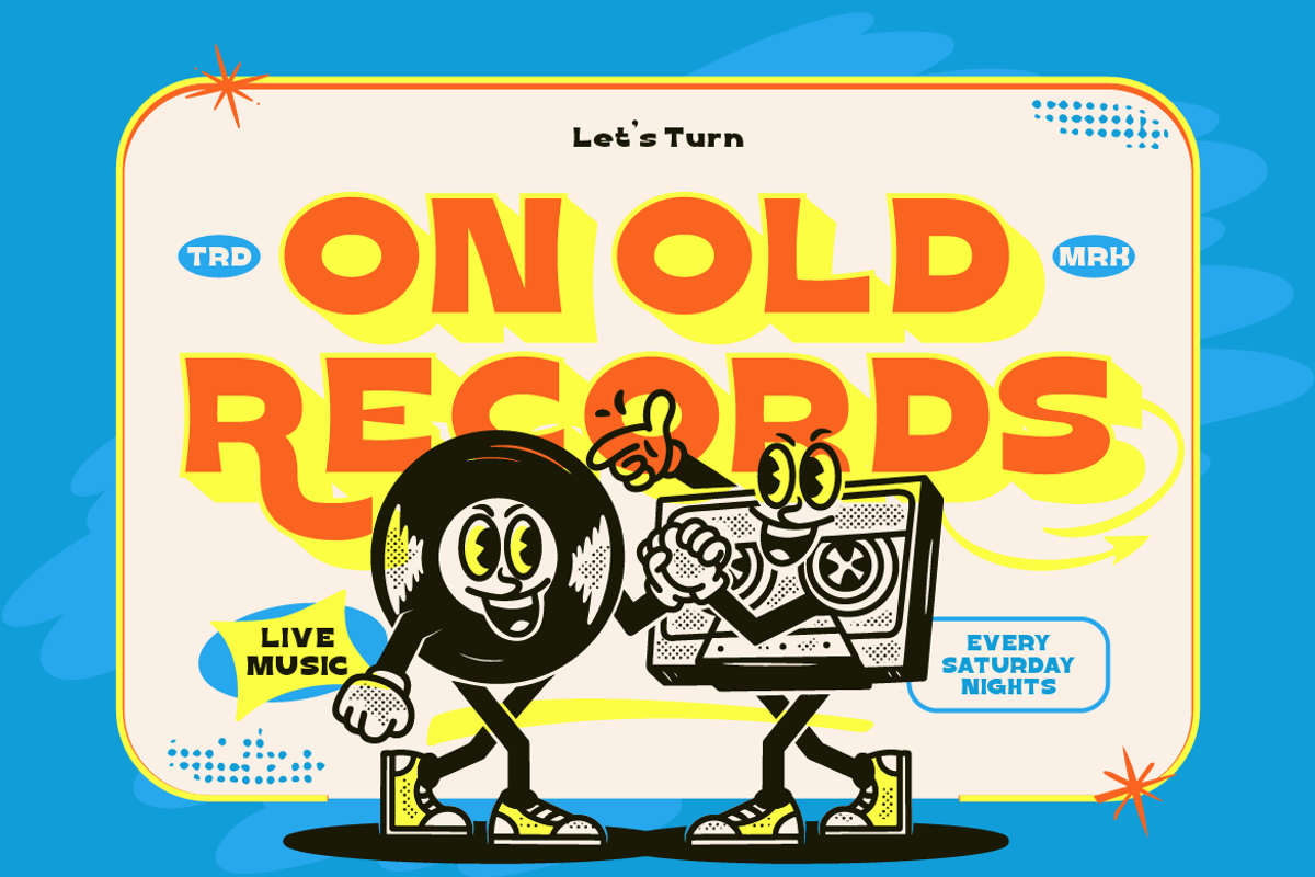 Roften - Chunky Retro Pop Font, a Sans Serif Font by Artisan Themes (Photo 3 of 11)