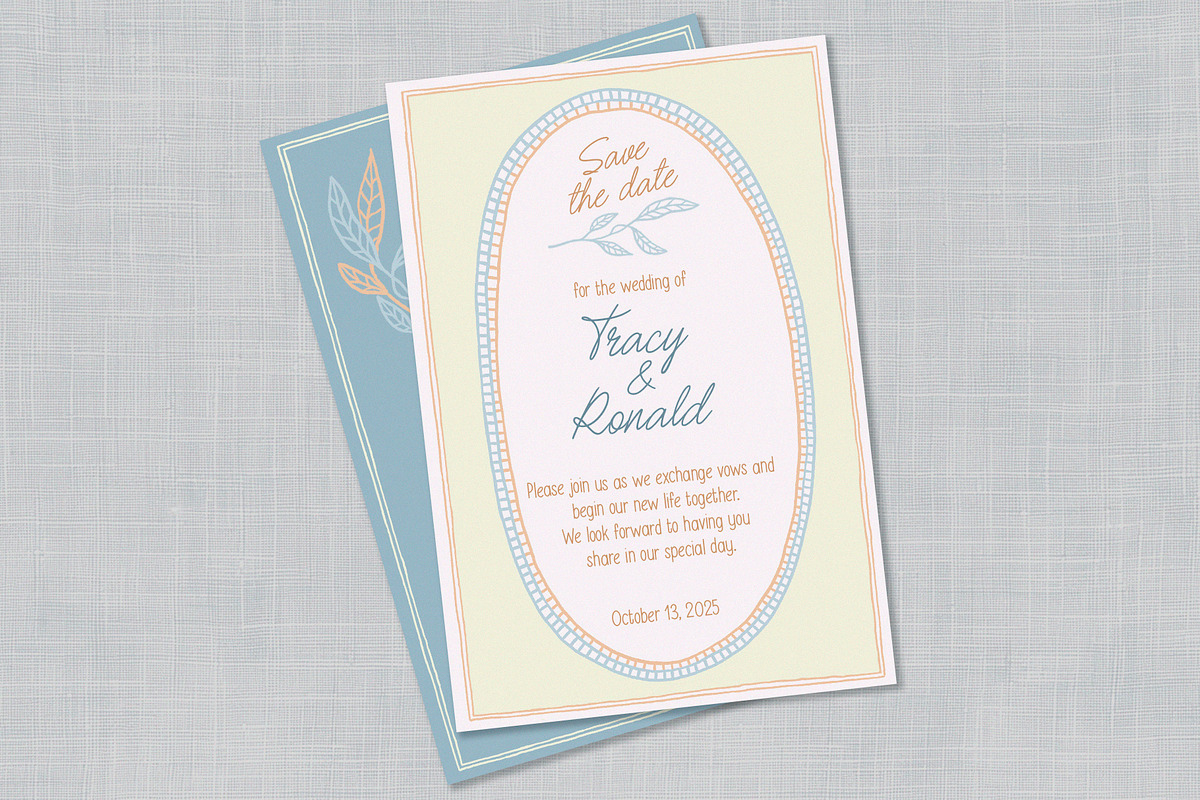 Real Love Wedding Font Duo, a Handwritten Font by AnMark (Photo 10 of 13)