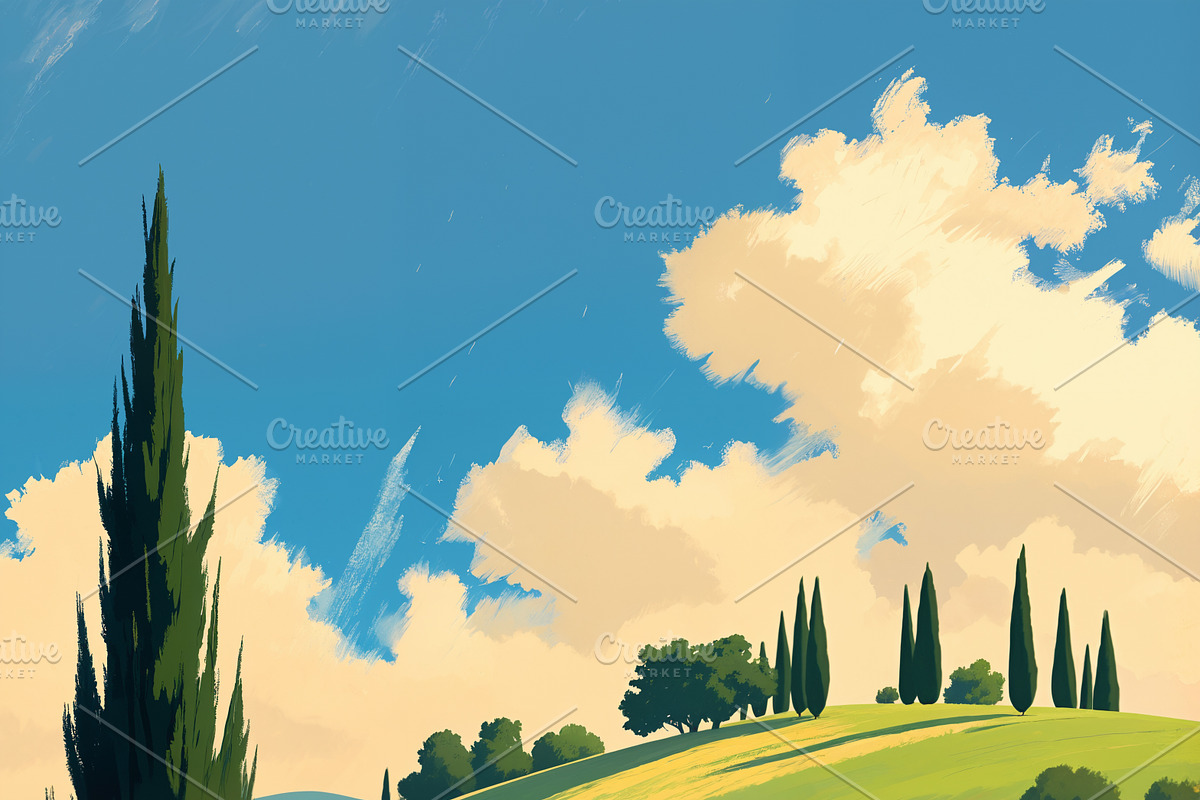 36 Italy-Themed Illustrations, a Background Graphic by h.utomo (Photo 24 of 36)