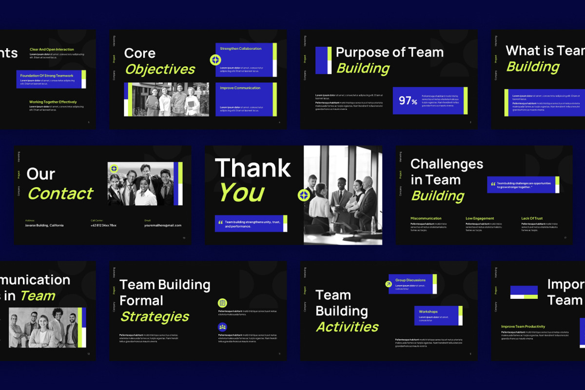 Team Building Strategy Google Slides, a Presentation Template by Loin Studio (Photo 4 of 4)