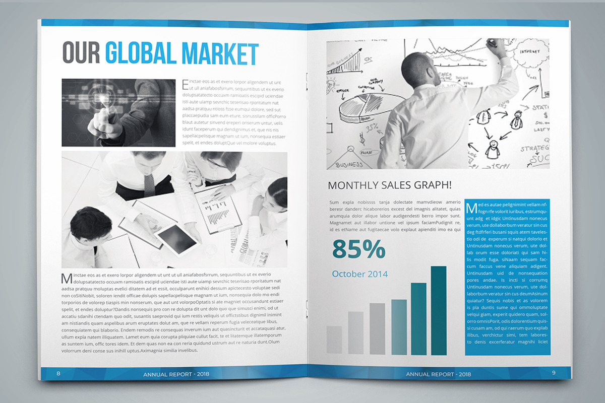 Annual Report -InDesign Template, a Brochure Template by Design_Fx (Photo 8 of 13)