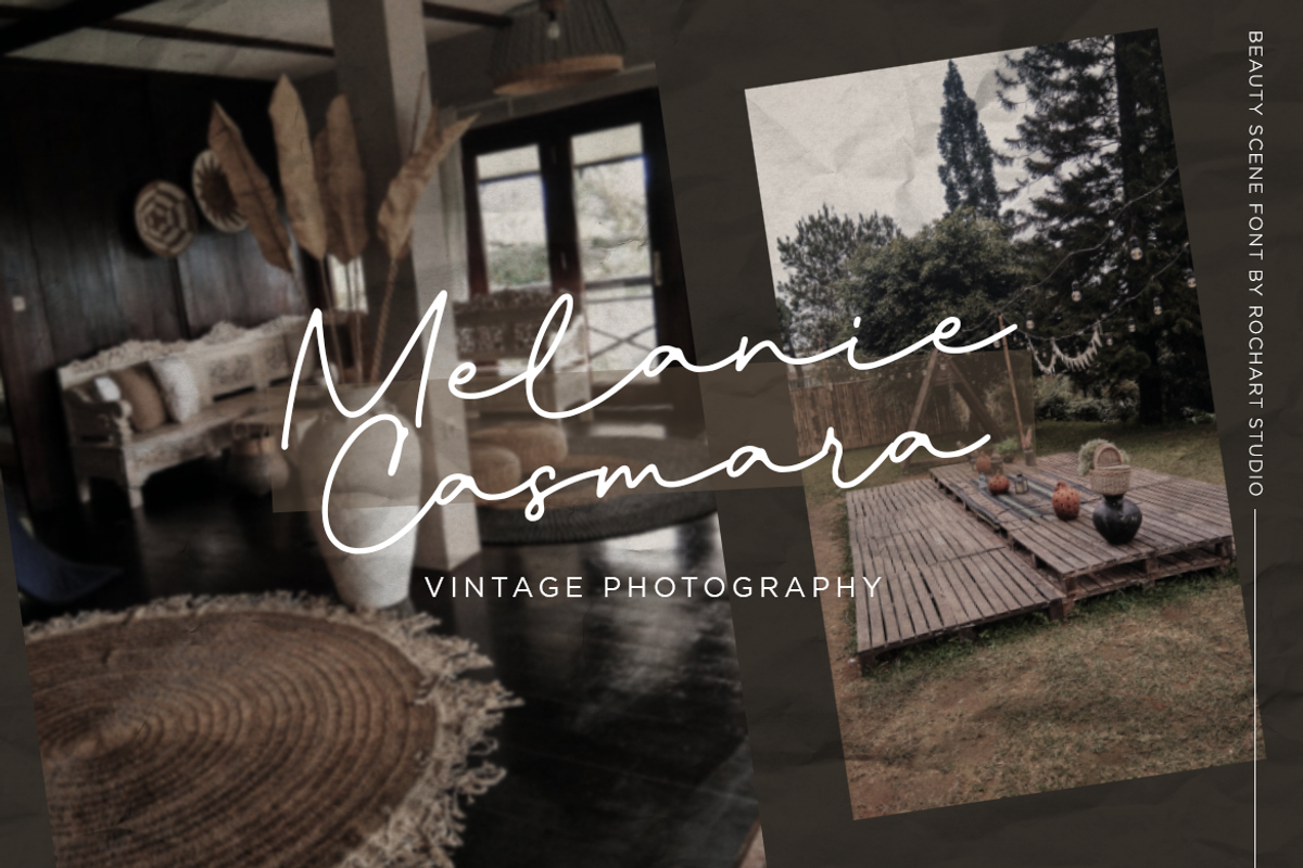 Beauty Scene || Signature Font, a Script Font by Rochart (Photo 5 of 8)
