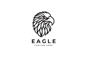 Colorful Eagle Head Logo Template, a Branding & Logo Template by yopie (Thumbnail 4 of 4)