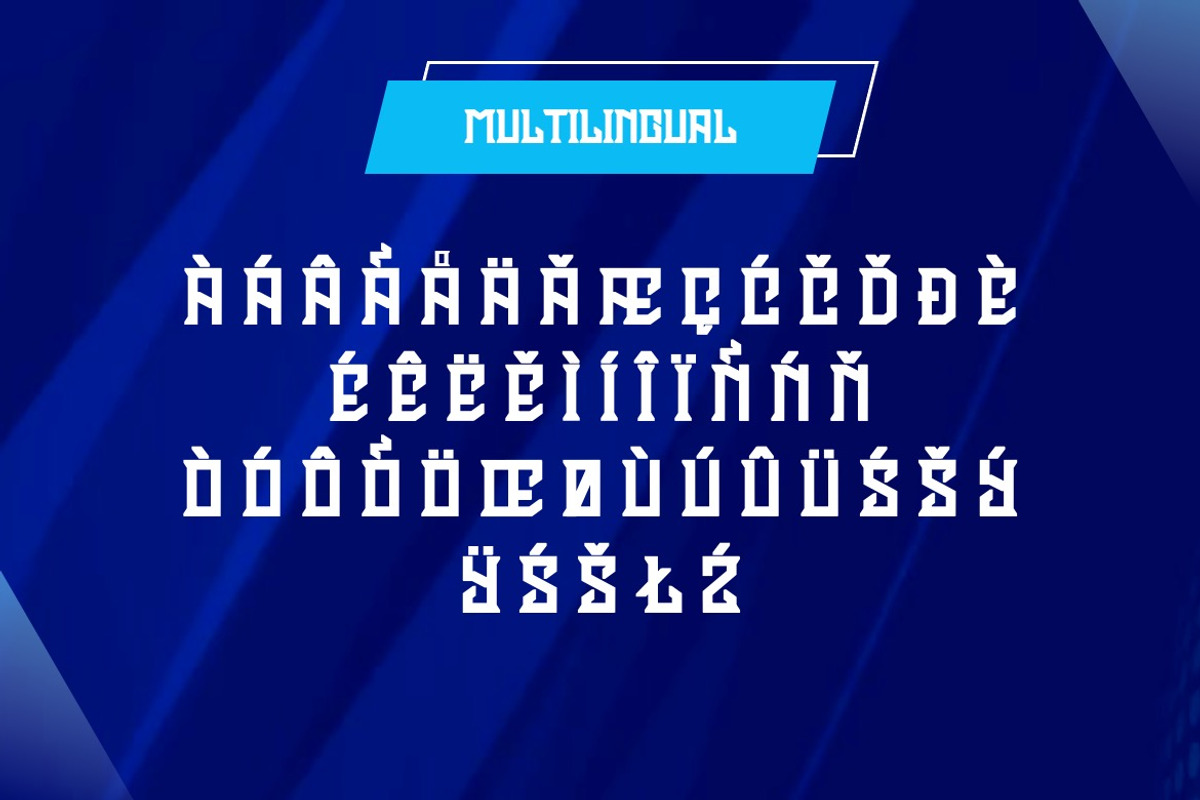 Vaoundez - Modern Sports Font, a Serif Font by Dhabee (Photo 3 of 9)