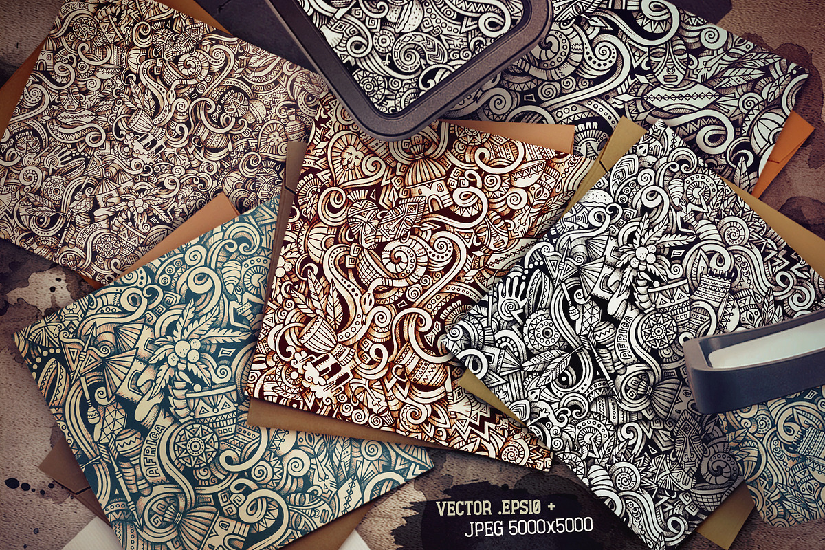 Africa Graphics Patterns, a Pattern Graphic by BALABOLKA (Photo 2 of 5)