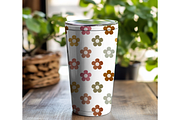 Smiley Autumn Blossoms Pattern, a Pattern Graphic by OwlAndFern (Thumbnail 13 of 14)