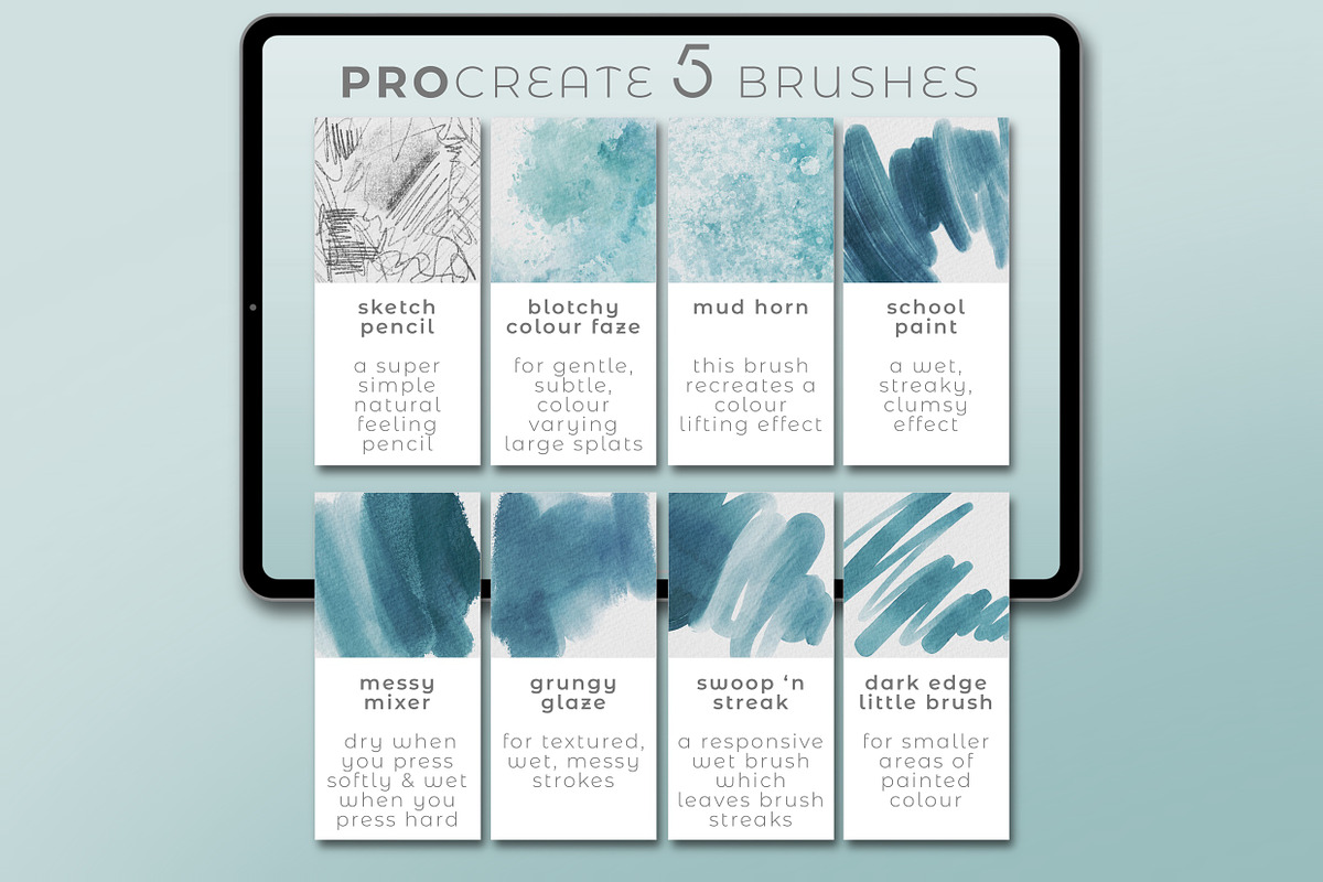 EVERYTHING WATERCOLOUR for Procreate, a Brush Add-On by UPROOT (Photo 7 of 22)