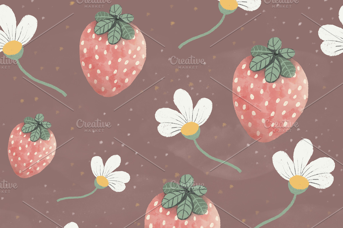 2 Frutie Cat - seamless patterns, a Pattern Graphic by DijanaDesignShop (Photo 7 of 8)