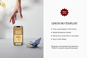 Warm Link In Bio Canva Template, a Landing Page Template by Anna Design Studio (Thumbnail 2 of 11)