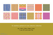 Organic Lines – Seamless Patterns, a Pattern Graphic by iliveinoctober (Thumbnail 3 of 11)
