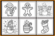 Christmas Holiday Coloring Book, a Seasonal Illustration by protabsorkar11 (Thumbnail 4 of 4)