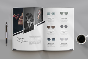 Sunglasses Product Catalog Template