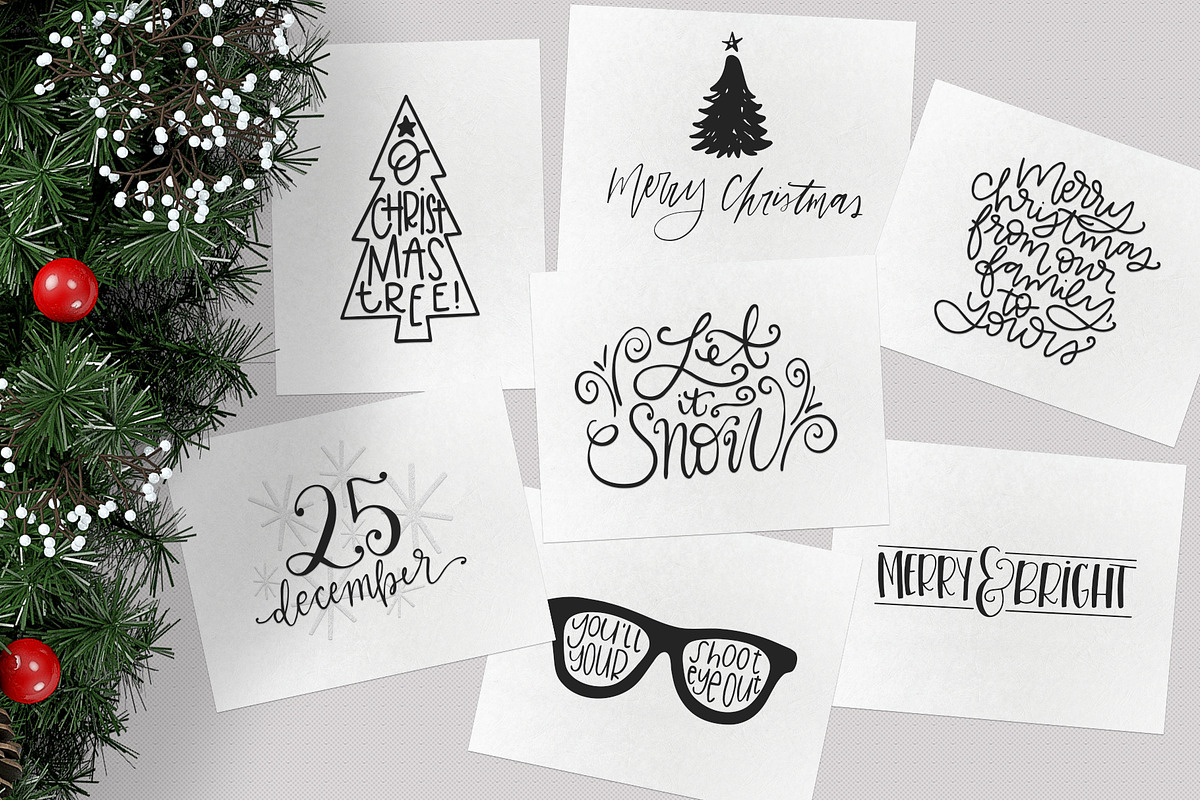 Christmas Symbols Font - Volume 2 preview 5