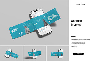 Carousel Mockup, a Device Mockup by ZifaraDesign