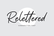Relettered | Handwritten font, a Script Font by alphArtype (Thumbnail 1 of 5)