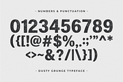 Dusty Grunge - Texture Display Font, a Sans Serif Font by Pian45 Studio (Thumbnail 3 of 6)