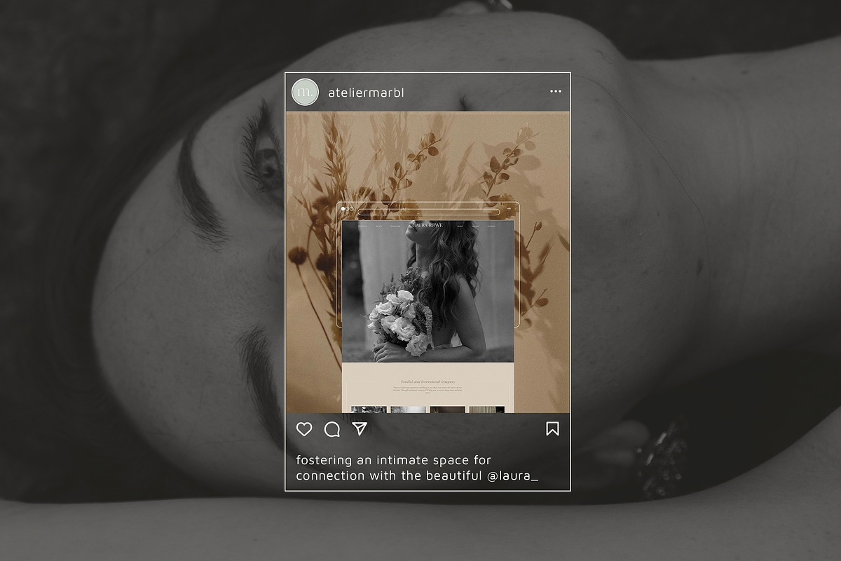 anne - social media post mockup, a Product Mockup by atelier marbl (Photo 1 of 4)