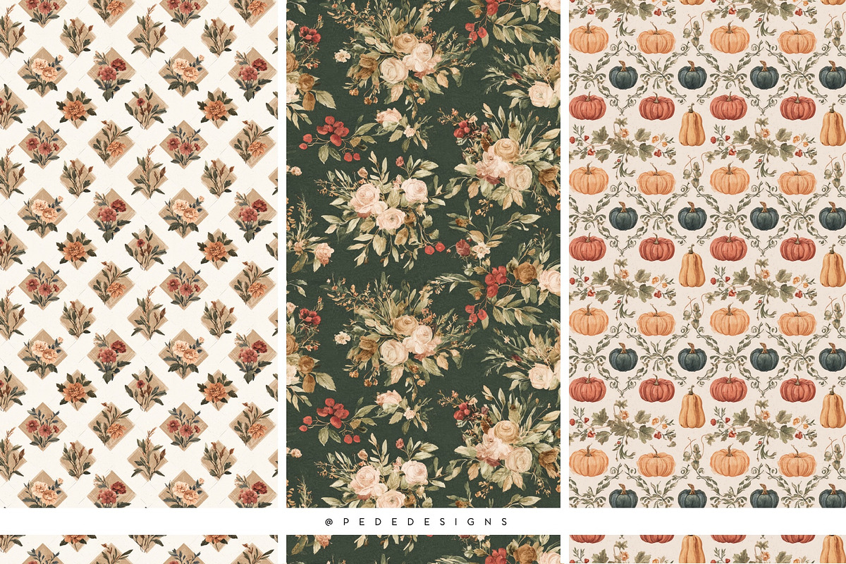 Grandmillenial Autumn Collection, a Seasonal Illustration by PeDe Designs (Photo 29 of 33)