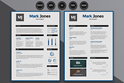 Resume / CV - Mark, a Resume Template by 3Angle (Thumbnail 1 of 3)
