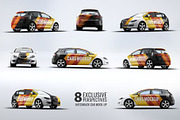 Hatchback Mock-Up, a Product Mockup by DesignRushMarket (Thumbnail 1 of 7)