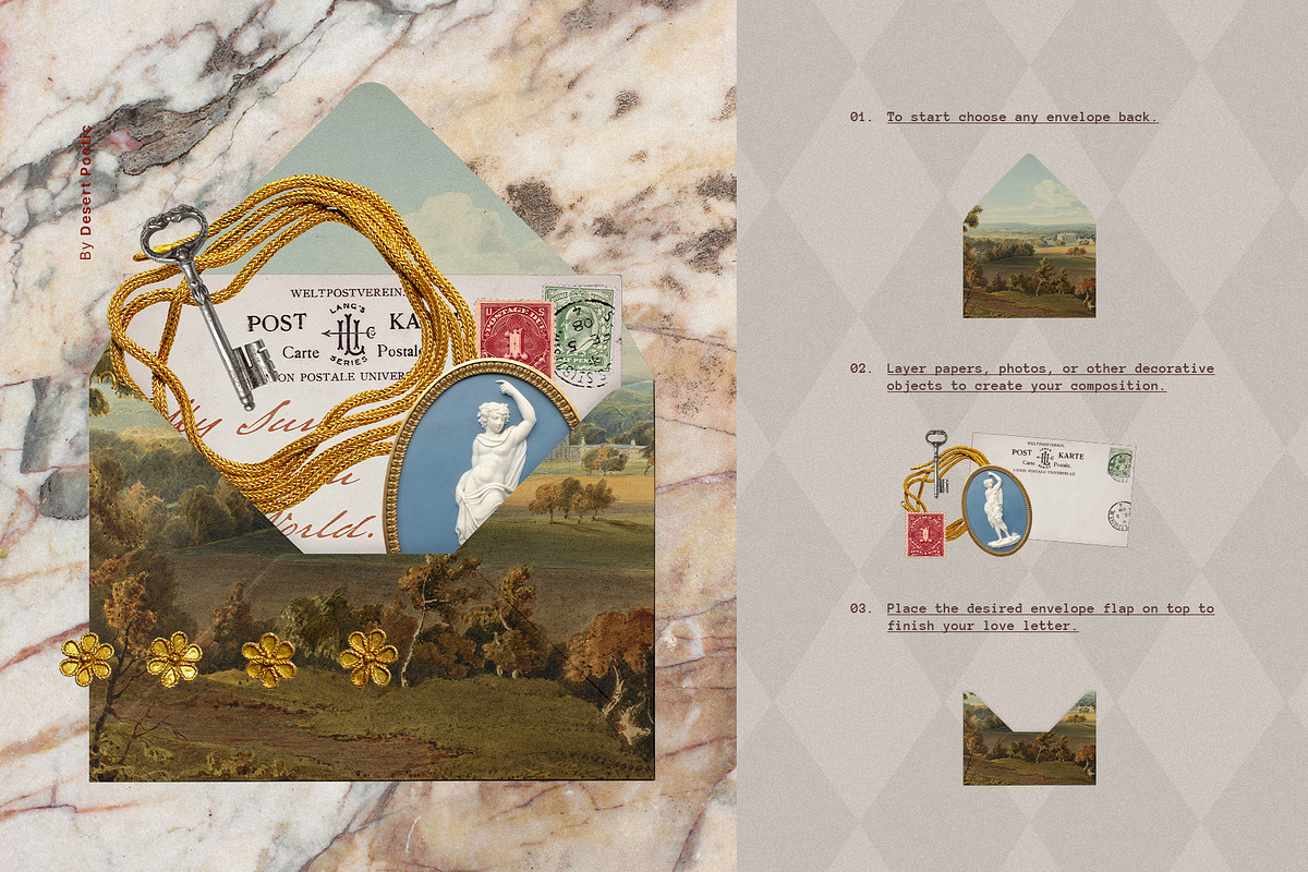 WRITTEN AFFAIR Collage Pack, an Object Graphic by Desert Poetic (Photo 17 of 19)