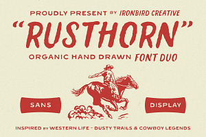 Rusthorn - Font Duo, a Sans Serif Font by IronbirdCreative