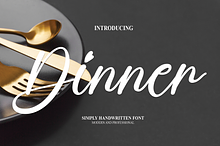 Dinner | Script Font