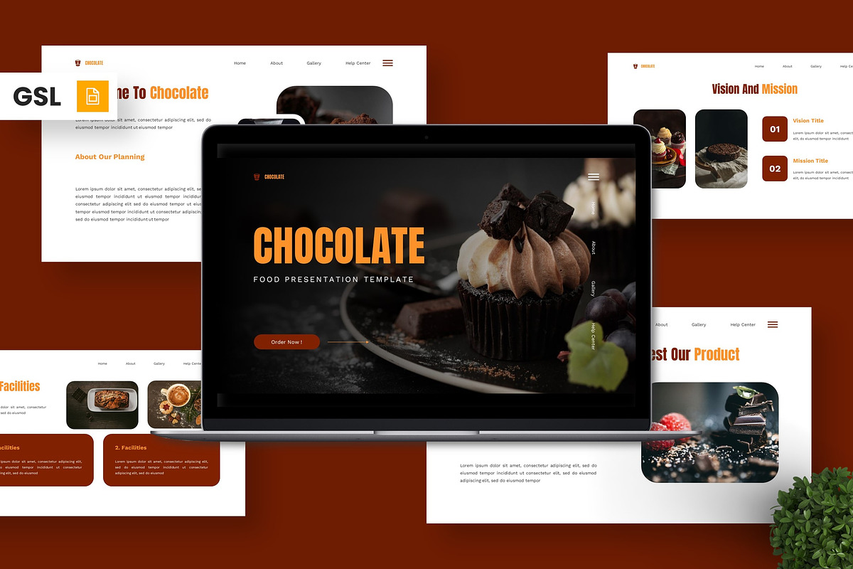 Chocolate - Food Google Slide