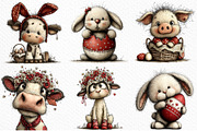 Whimsical Easter Farm Animals PNG, an Illustration by Craft Nest (Thumbnail 4 of 11)