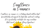 Sunflower In Summer Font, a Script Font by Scratchones (Thumbnail 2 of 7)