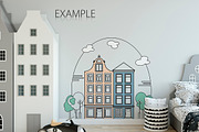 KIDS WALL & FRAMES Mockup Bundle - 3, a Print Template by Yuri-U (Thumbnail 26 of 33)
