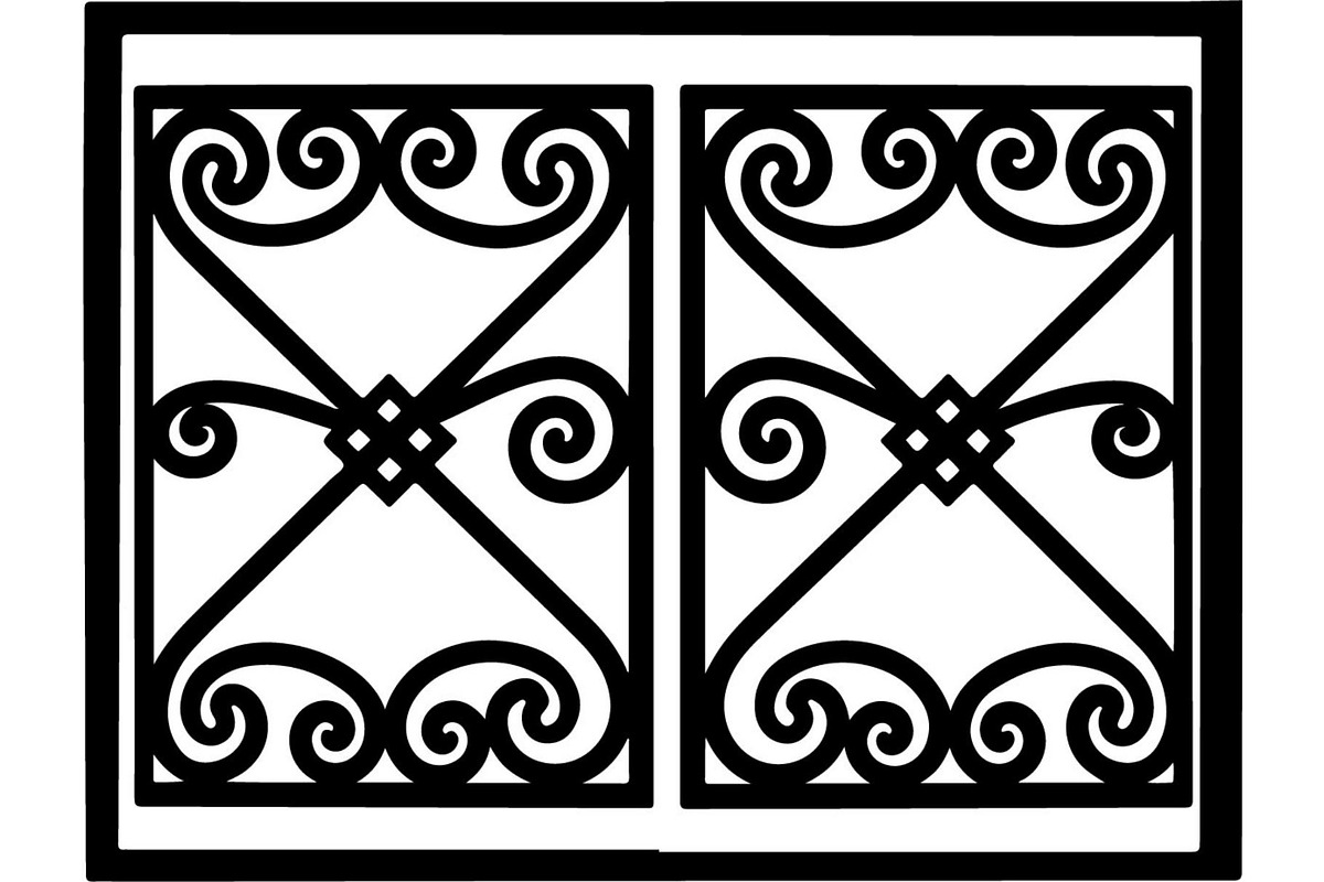 Ornamental Scroll Panel Bundle, a Decorative Illustration by Creativeshirt (Photo 4 of 18)
