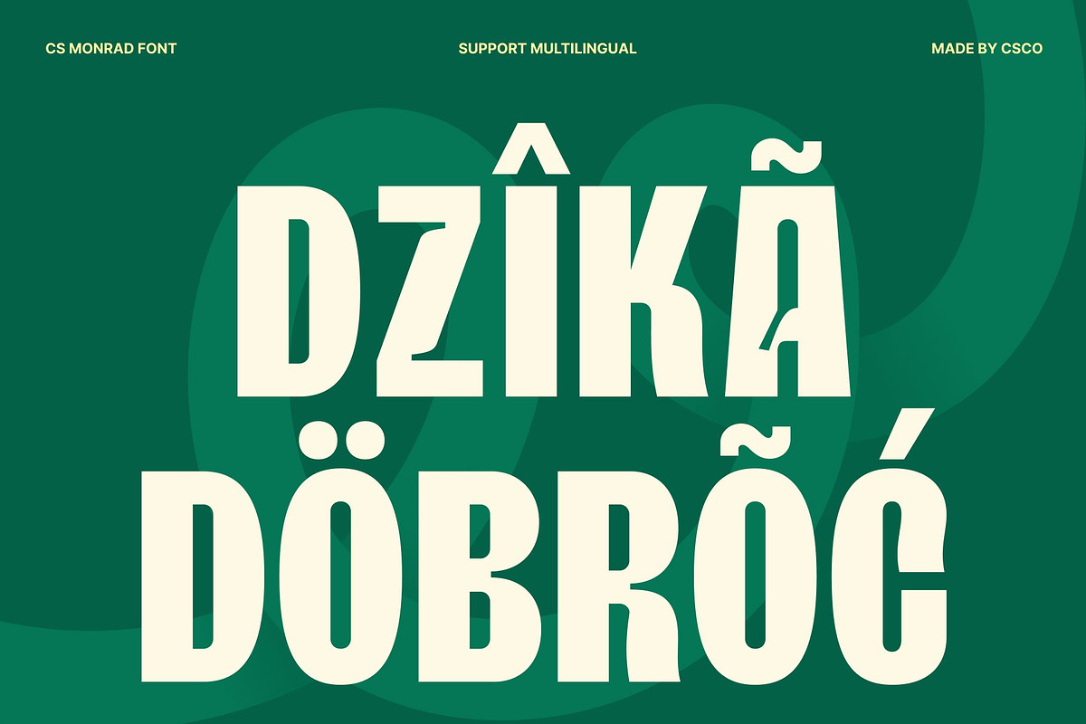 CS Monrad – Inktrap Font, a Sans Serif Font by Craft Supply Co. (Photo 7 of 8)