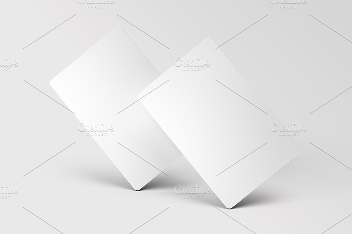 Round Corners Business Card Mockup, an Advertising Mockup by Mockup+ (Photo 10 of 14)