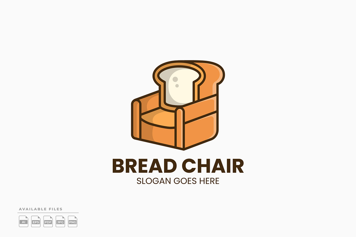 Bread Chair Logo, a Branding & Logo Template by Zeer Graphic