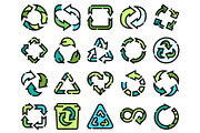 Recycling symbols and arrows for, an Object Graphic by pikepicture (Thumbnail 2 of 3)
