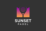Letter M Sunset Padel Logo, a Branding & Logo Template by Buqancreative (Thumbnail 2 of 2)