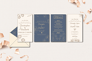 Luxury wedding templates with pastel, an Invitation Template by Motivation Art (Thumbnail 2 of 6)