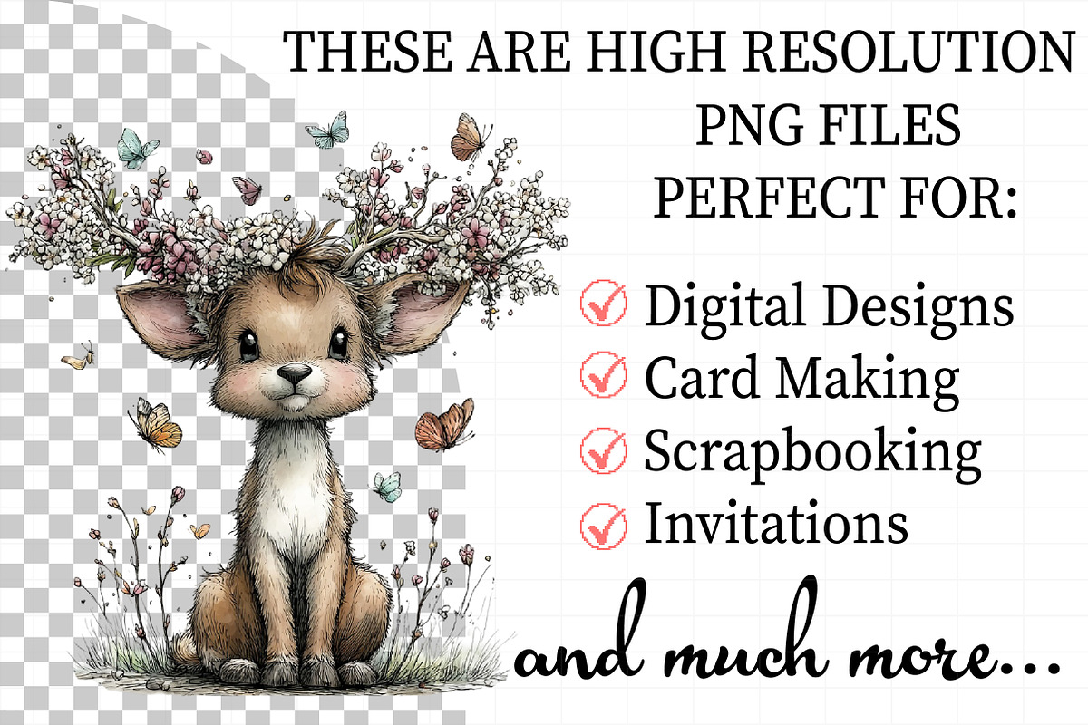 Whimsical Spring Animal Clipart, an Illustration by Daily.Designs (Photo 2 of 8)