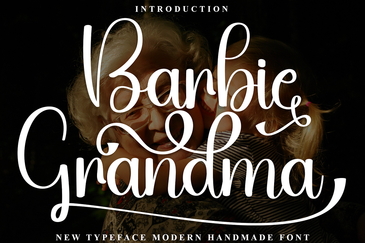 01 Barbie Grandma, a Script Font by FreshTypeINK (Photo 6 of 8)