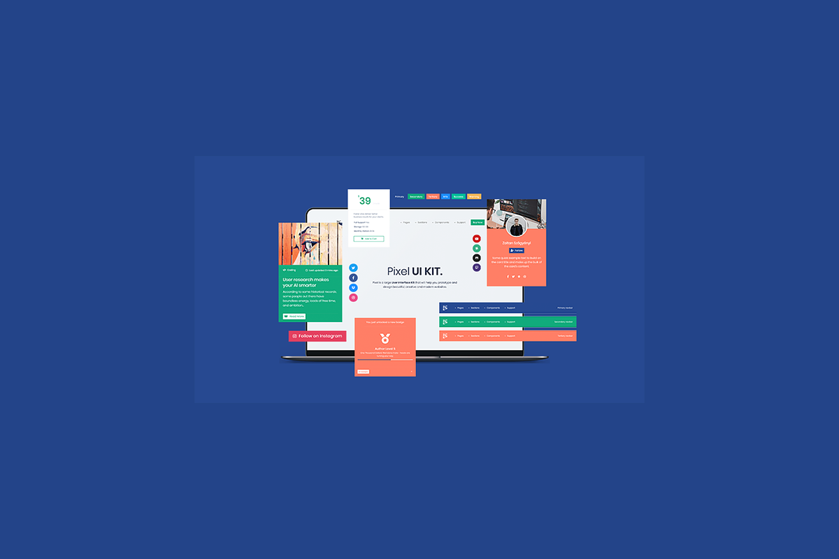 Pixel PRO - Premium Bootstrap 4 UI K, a Bootstrap Template by Themesberg