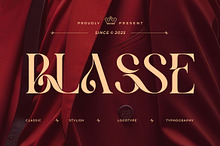 Blasse || Elegant Classy Serif Font