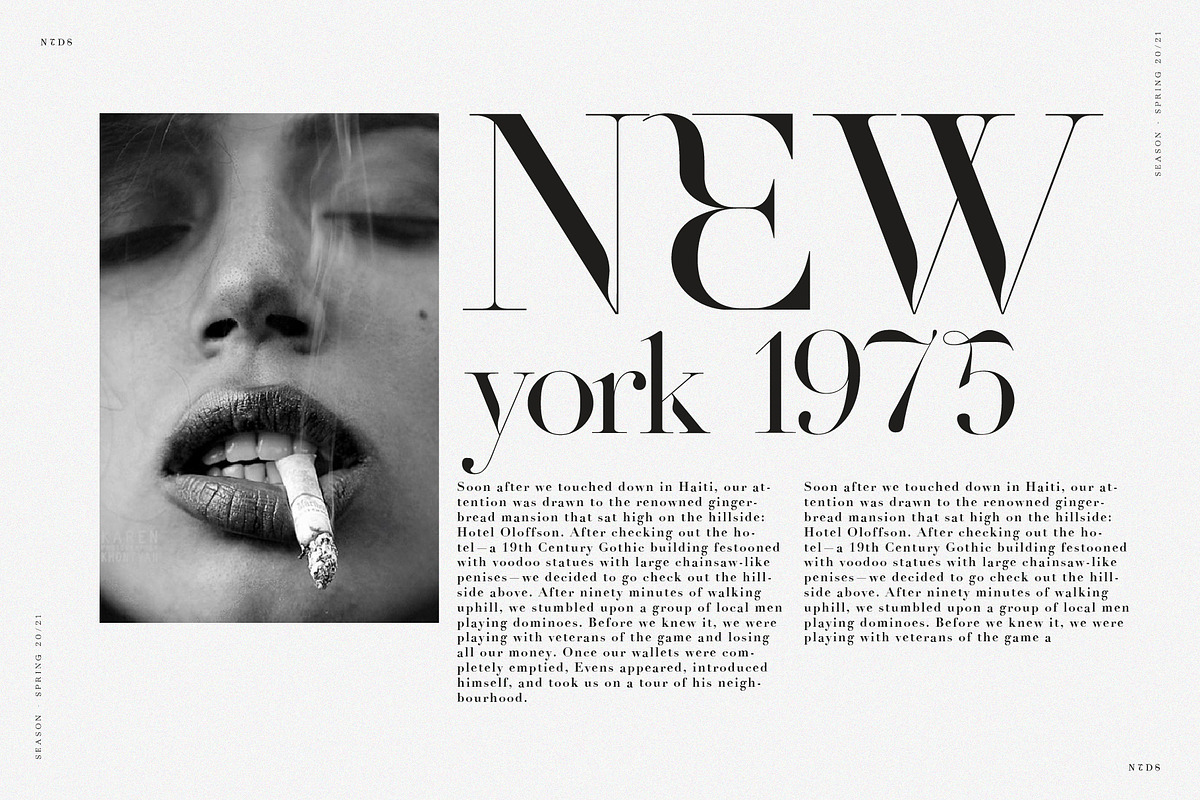 Evangelina - Fashion Display Font, a Font by Tropical Type (Photo 5 of 13)